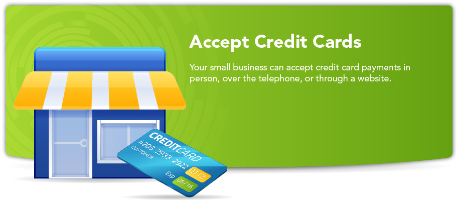 accept credit cards payment image