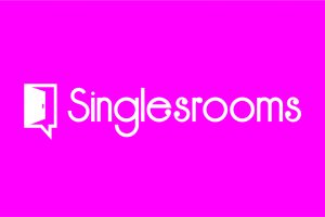 singlesrooms logo design